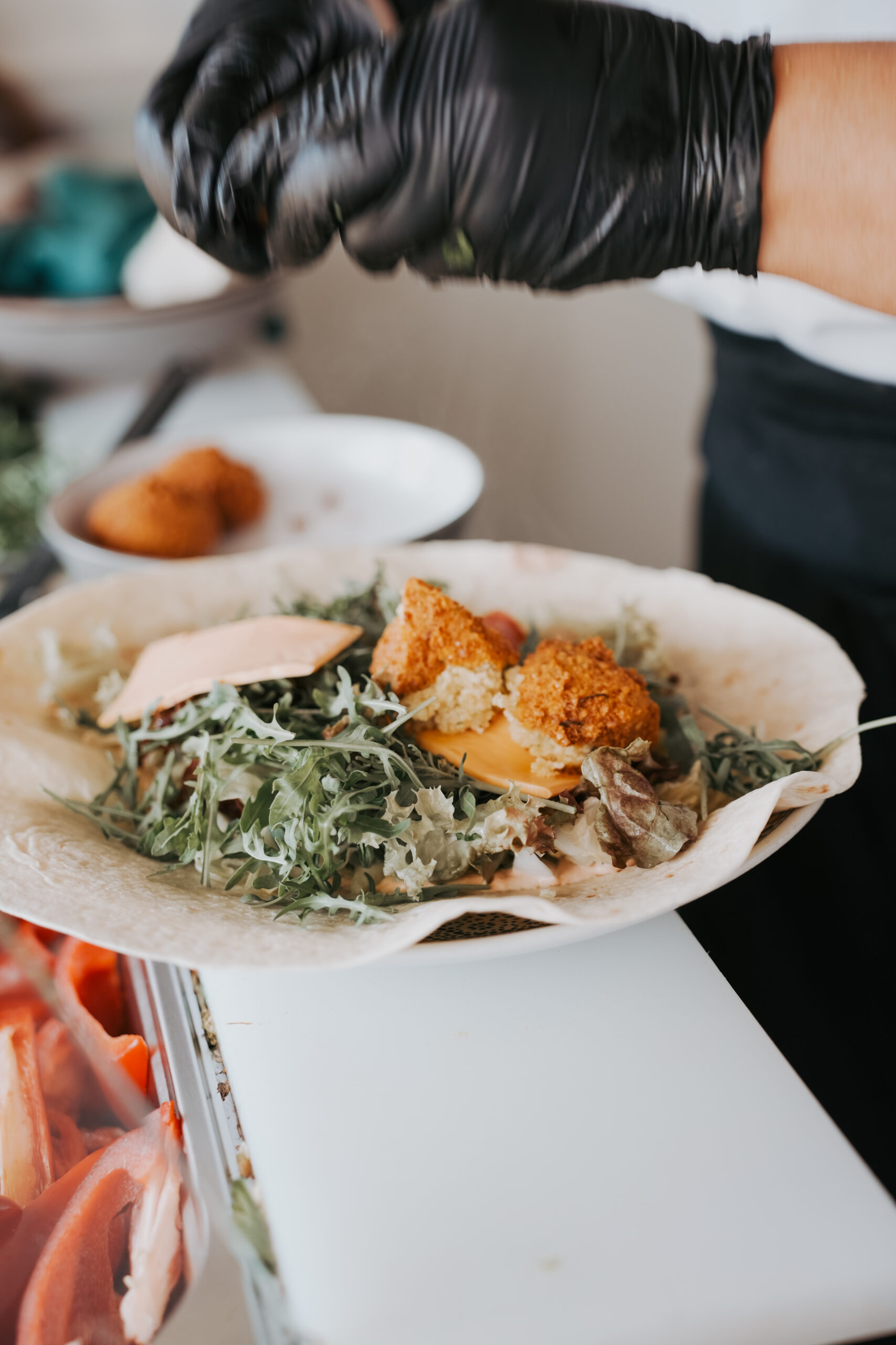 Falafel-Käse Wrap